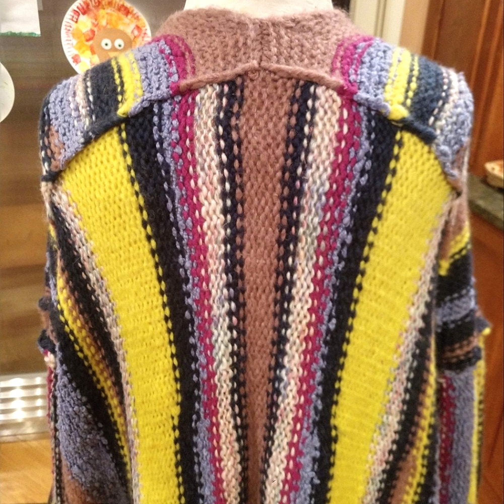 ANTHROPOLOGIE Pilcro Dreamer Deco Striped Duster Cardi $198/A WORK OF ART/2020' - Picture 13 of 16